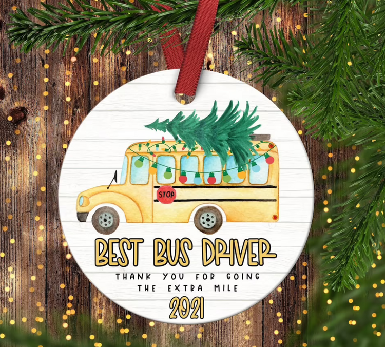 Bus Driver Gift Idea, Personalized School Bus Driver Present, Christmas BUS  Driver Thank You, End of School Gift, Bus Aide Gifts 