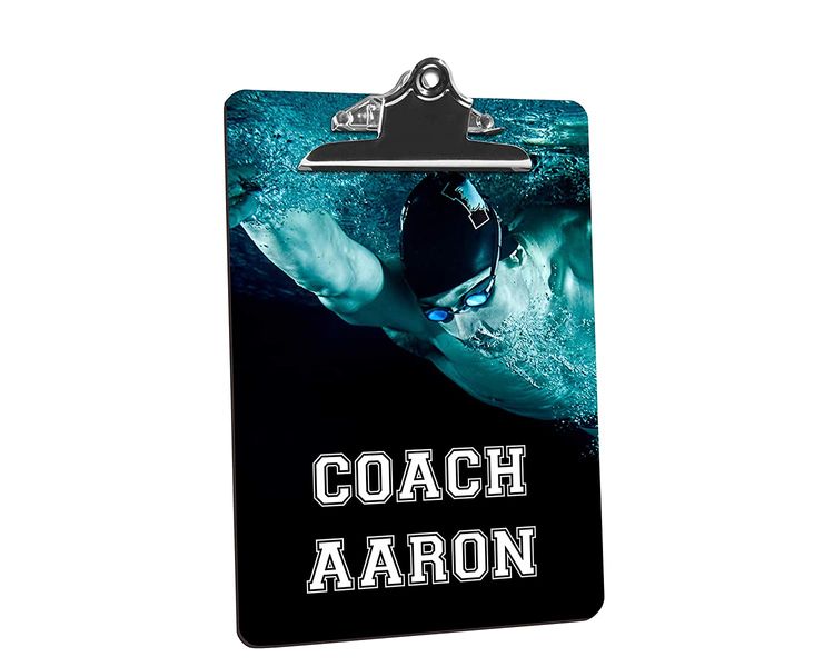 Personalized Swim Coach Clipboard
