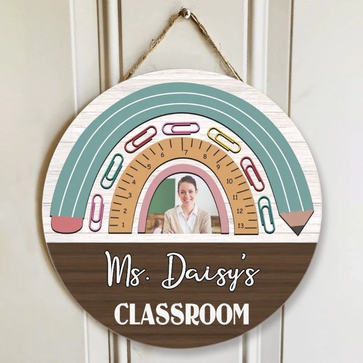 Personalized Round Wood Sign