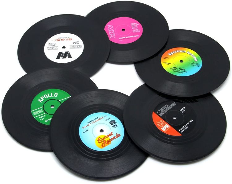 DuoMuo Coaster Vinyl Record Disk Coasters