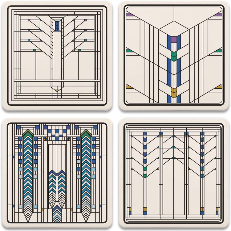 Ennis House Windows Coaster Set