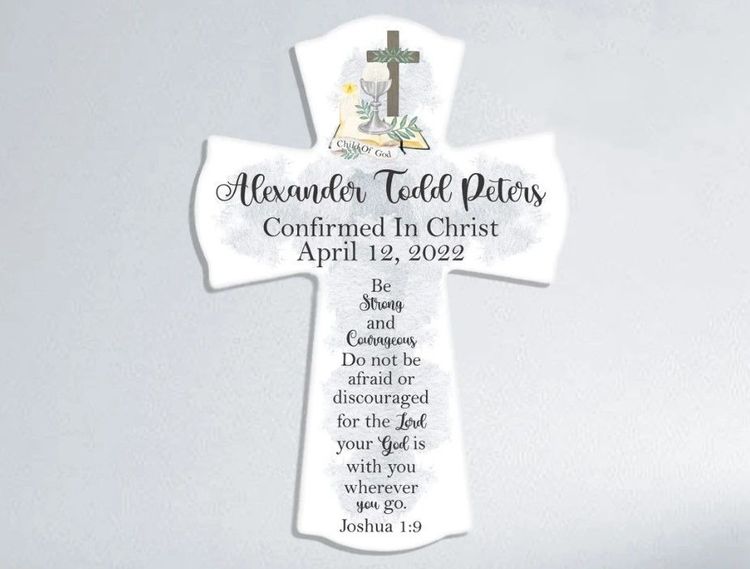 Personalized Confirmation Cross