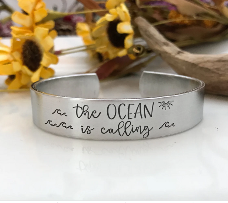 The Ocean is Calling Cuff Bracelet