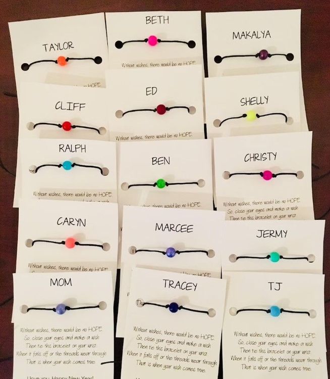 Custom Wish Bracelets