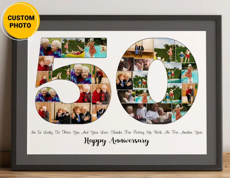 Unique 50th Wedding Anniversary Gifts For Parents Personalized