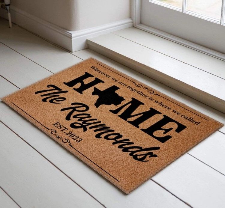 Wherever Couples Doormat For Housewarming