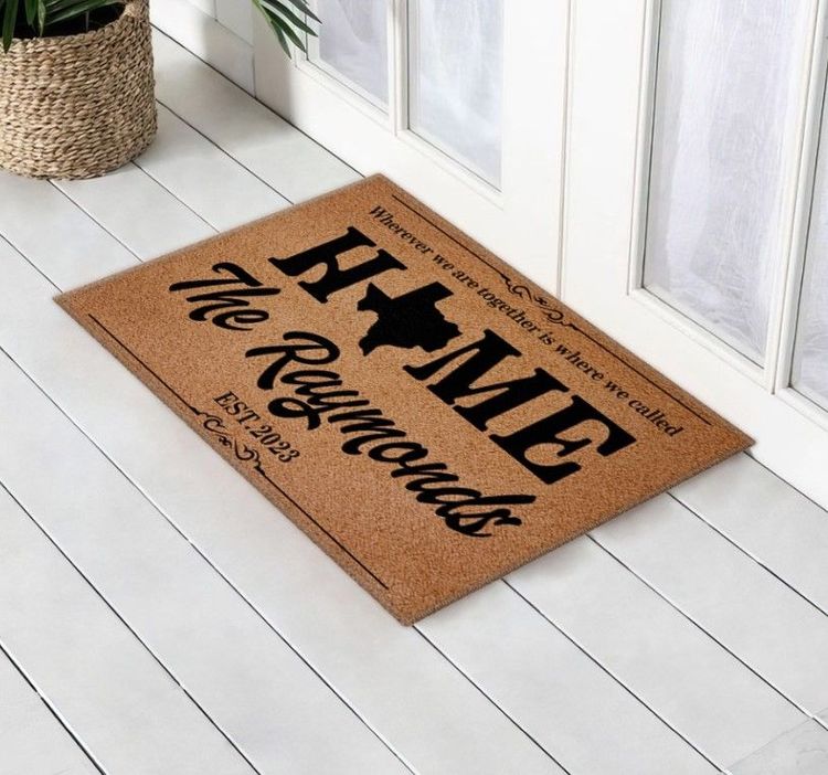 Wherever Couples Doormat For Housewarming