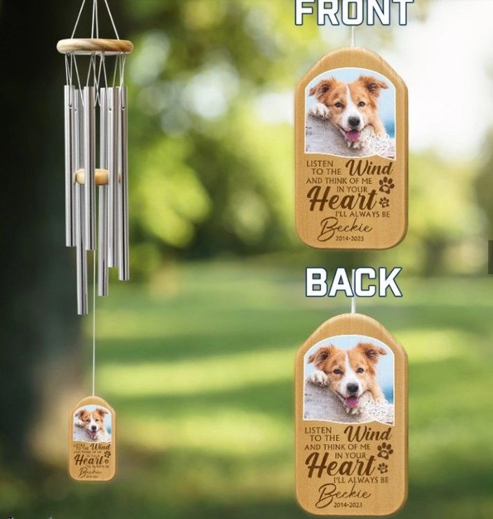 Listen To The Wind- Best Dog Memorial Wind Chimes