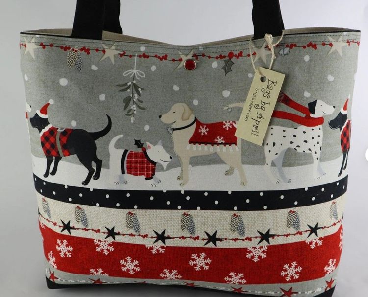 Holiday Dogs Shoulder Bag