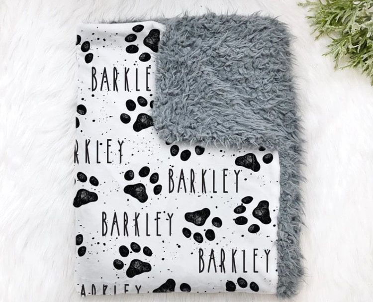 Custom Fluffy Dog Blanket