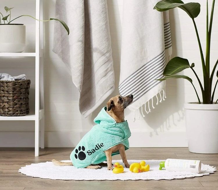 Hooded Robe Dog Towel