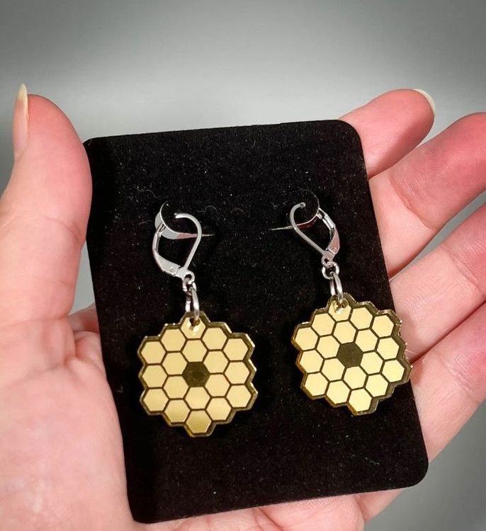 Space Telescope Earrings