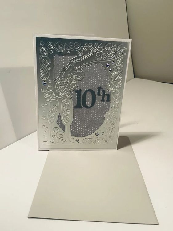 Wedding Anniversary Embossed Card