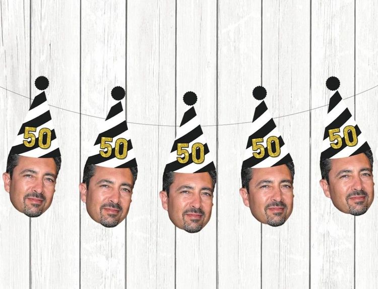 Birthday Banner with Face