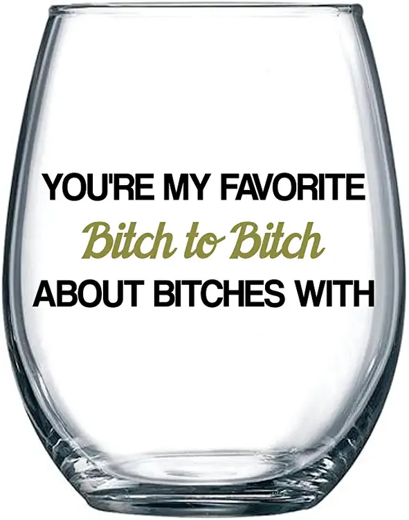 Funny Wine Glass