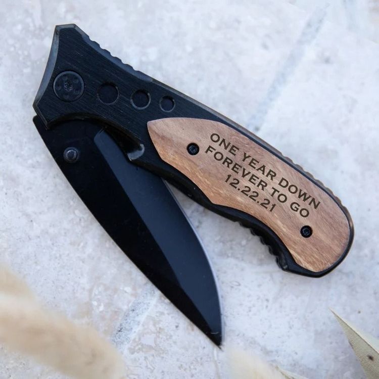 Personalized Engraved Pocket Knife for Him