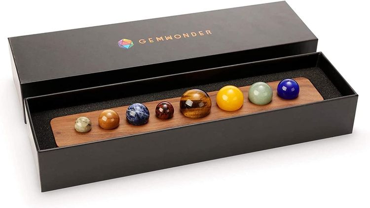 Desk Planets Natural Gemstone