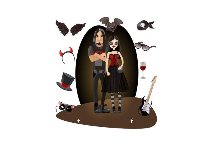 The Lovers Gothic Valentine's Hamper Kit Valentine's Day Gift Goth Gothic  Pamper Package 