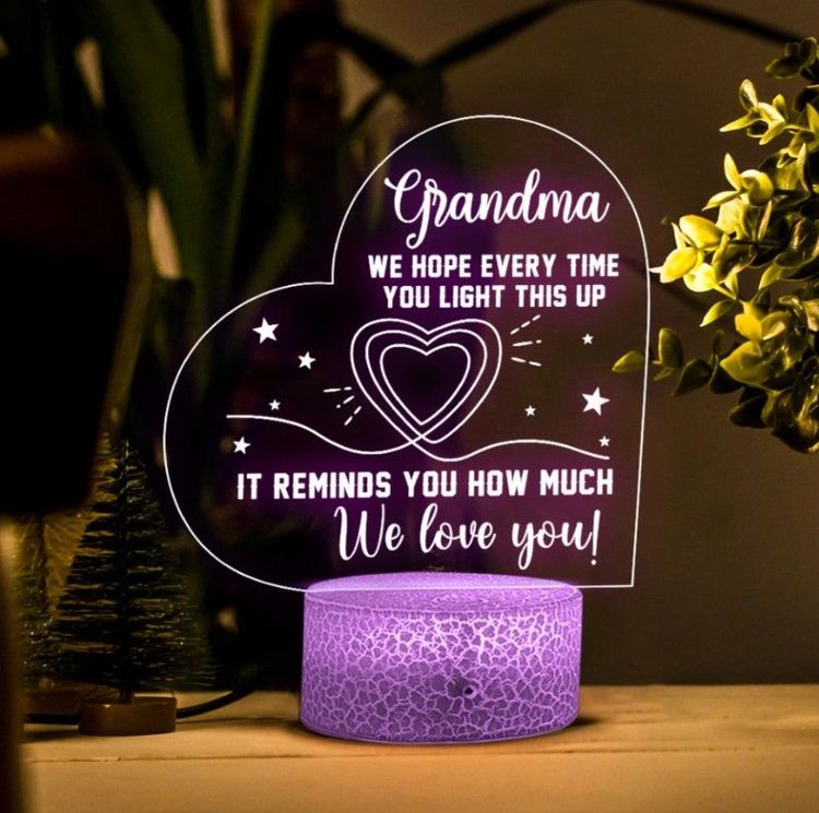 We Hope Everytime You Light This Up 3D LED Light