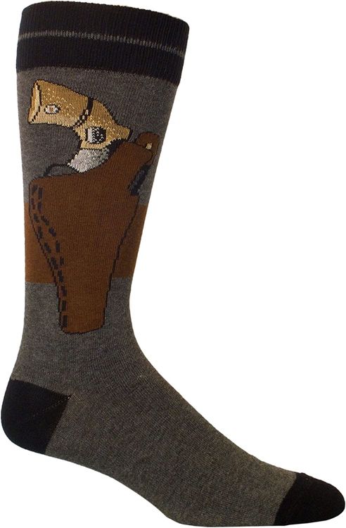 Ozone Men’s Back-Up Gun Novelty Socks