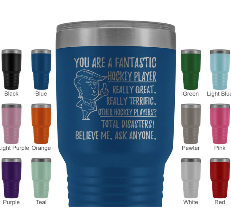 Hockey Mom Tumbler Black - GoodThings