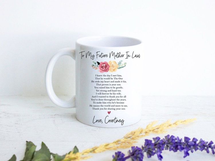 Mother In Law Mug, Mother of The Bride Gift, Mother In Law Wedding Gift for  Mom