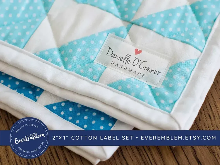  Handmade Quilt Label Assortment - Personalized Quilt