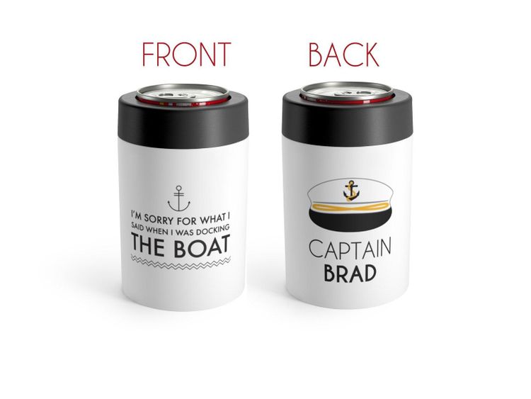 Boat Name Gift, Boating Can Cooler, Boat Accessories, Boat Can Holder, Boat  Gifts, Boat Owner Gifts, Boater Gifts, Boat Captain, Sailboat 