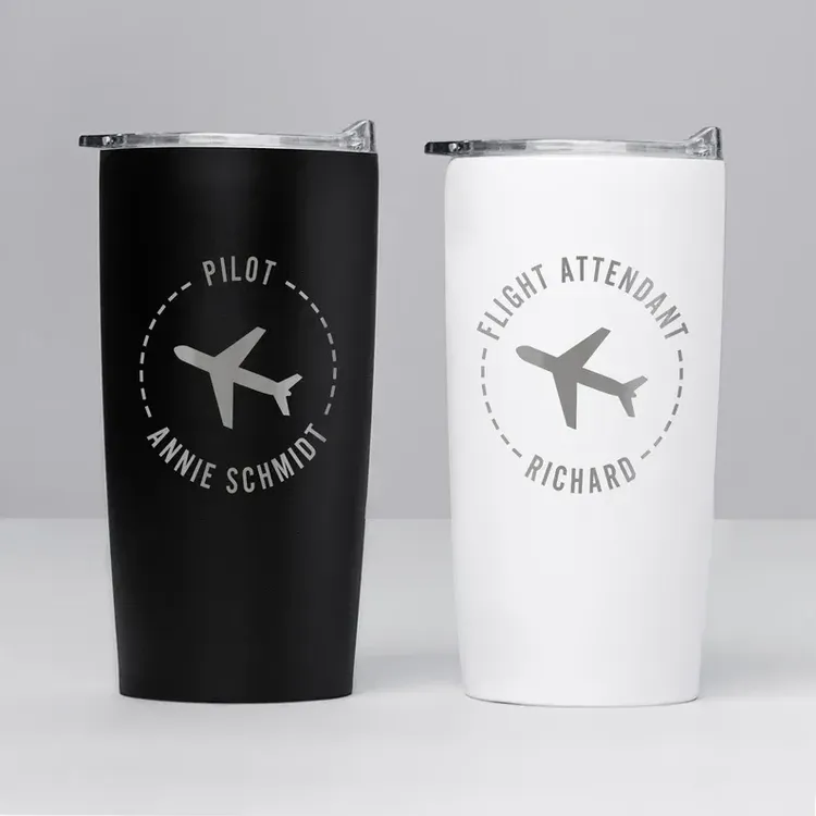 Coffee Mug Life is too short Mug Flight Crew Gift Travel