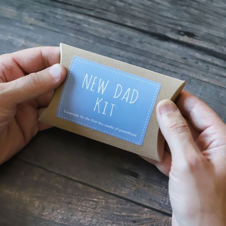 New Dad Survival Kit Funny Gift for New dad and New Parents, Gift