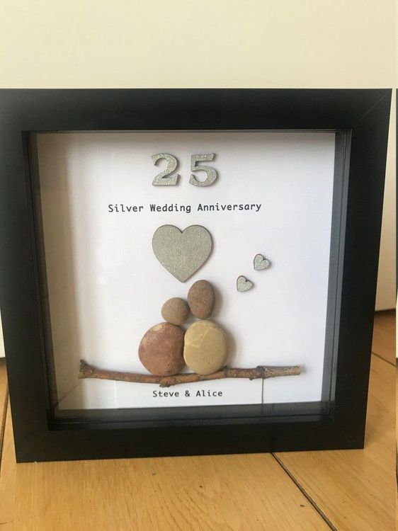 25 Year Wedding Anniversary Gift Personalized Love Canvas - Oh Canvas