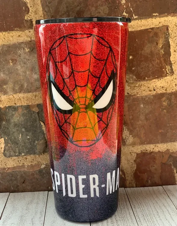 Spiderman Tumbler, Marvel inspired tumbler, Gift for friend