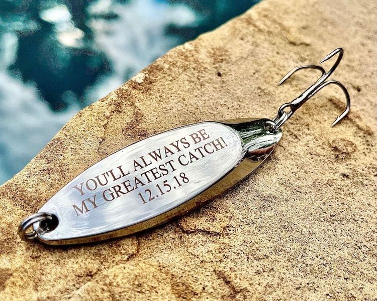Best Dad in the World Personalized Fathers Day Fishing Lure