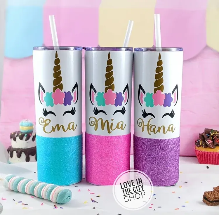 Unicorn Tumbler Stainless Steel Coffee Magical Tumblers Gifts For Kids  Girls Boys Women Men Adults Christmas Birthday Large 20 Oz Mug Cup Travel  Insulated Double Wall Mugs 