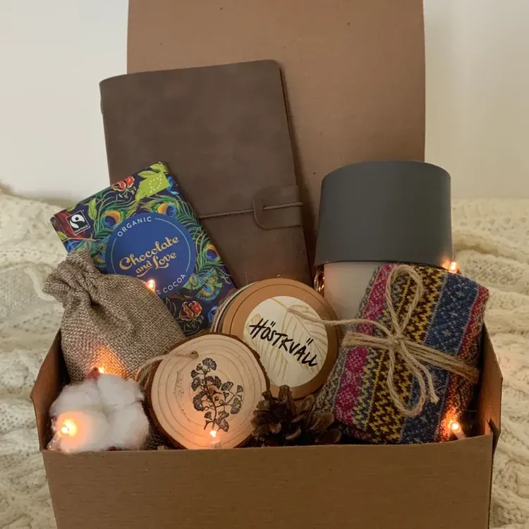 Unique Care Package for Her Self Care Gift Box for Women Hygge Gift Basket  for Her, Get Well Care Package for Women, Cozy Summer Gift 