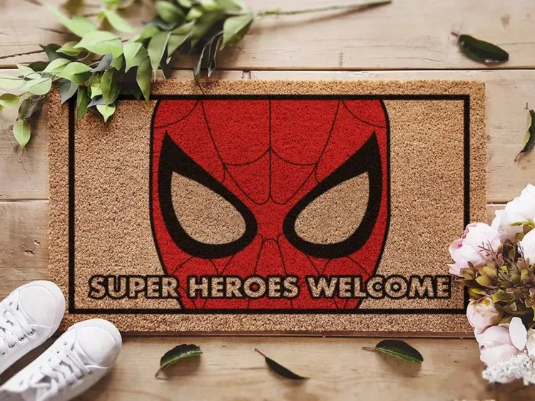 Spiderman Super Heroes LED Temperature Stainless Steel Double Wall