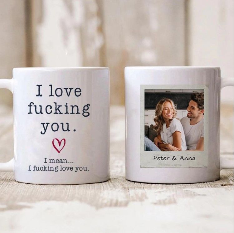 Dirty Funny Personalized White Mug