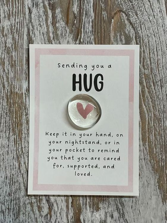 Hug Glass Gem Token