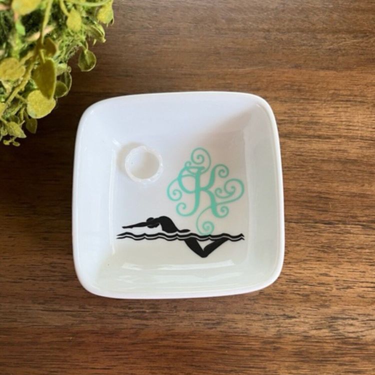 Monogrammed Jewelry Dish
