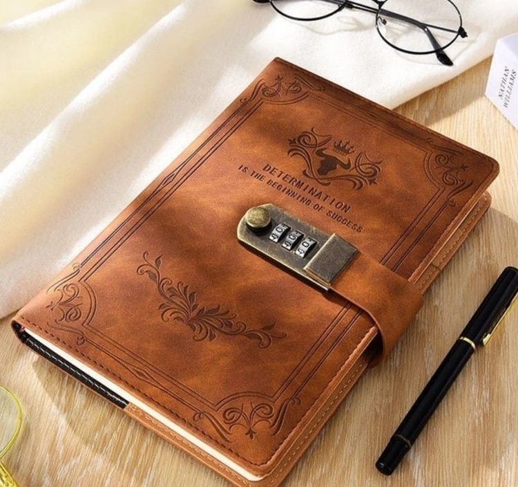 Retro Stock Market Journal With Lock