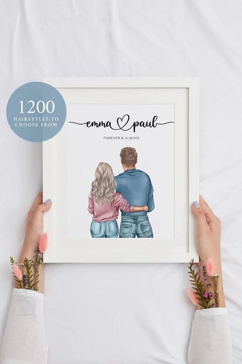 Personalised Couple Print