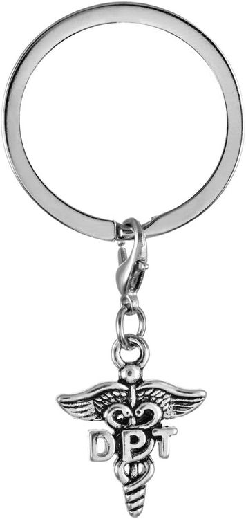 Medical Caduceus Keychain