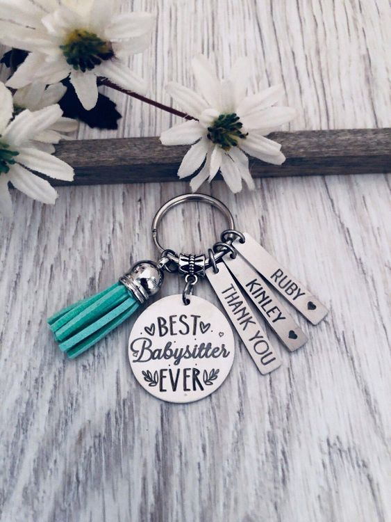 Babysitter Gift Keychain