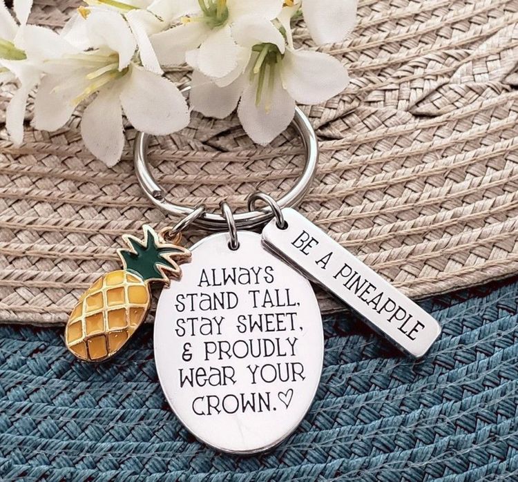 Pineapple Keychain