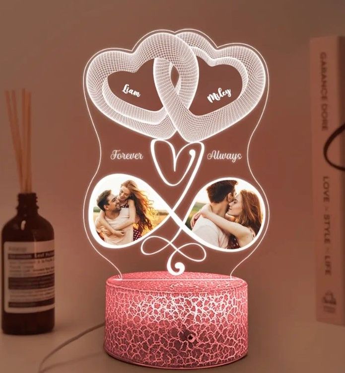 Anniversary Gift Custom 3D Led Lamp