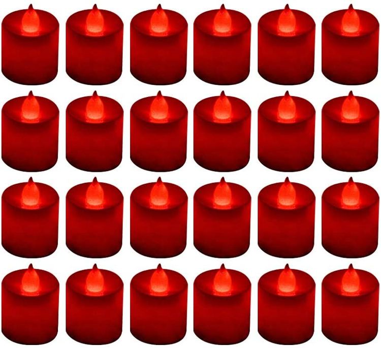 LANKER 24 Pack Flameless Led Tea Lights Candles