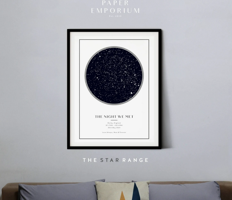 Custom Star Map Print