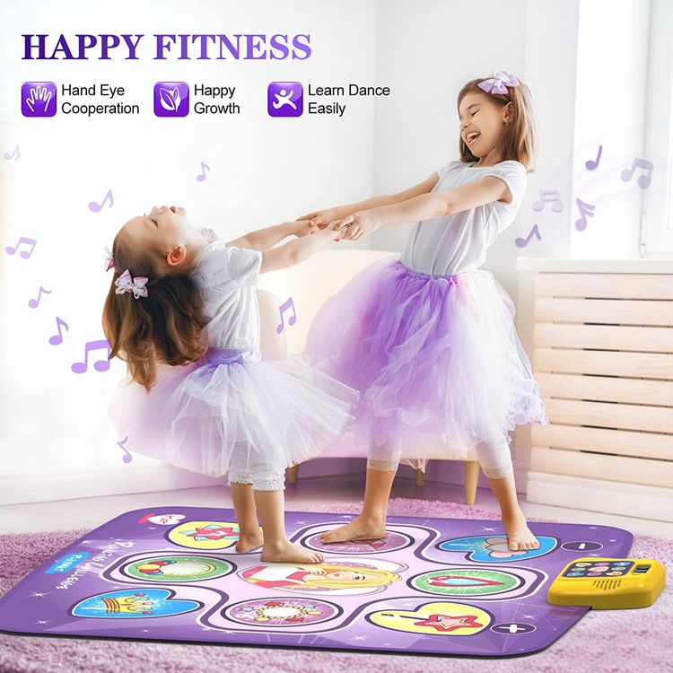 Adjustable Volume Dance Pad with LED Lights
