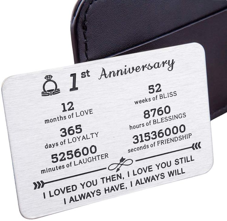  Pandasch 1st Anniversary Romantic Gifts for Him Her, 1