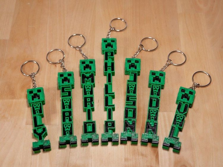 Minecraft Keychain